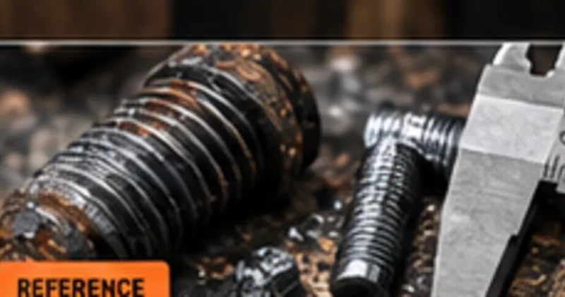 Fastener thread reference workshop detail